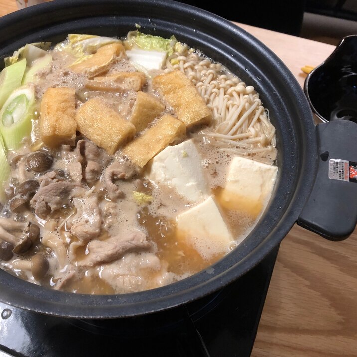 簡単本格！美味し過ぎる味噌鍋